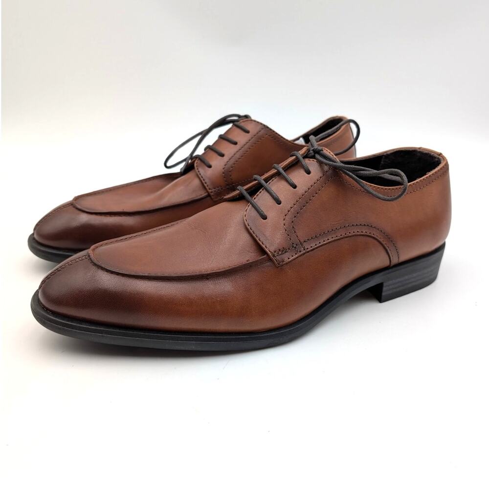 Nordstrom Lace-Up Oxford Dress Shoes Men's Brown Leather Size US9M EU42